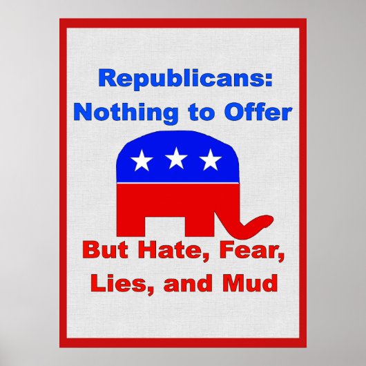 GOP Fearmongers Poster (Voorkant)