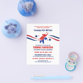 GOP Fundraising Campaign Kickoff Budget Flyer (Enkel)