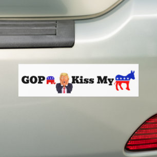 GOP Kus mijn Bumpersticker