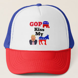 GOP Kus Mijn Trucker Hoed Pet