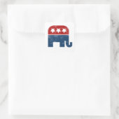  GOP-logo Vierkante Sticker (Tas)