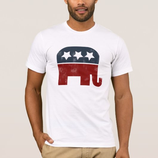 GOP-logo voor olifanten T-shirt (Voorkant)