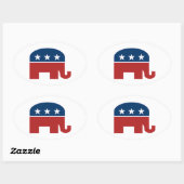 GOP olifant sticker (Vel)