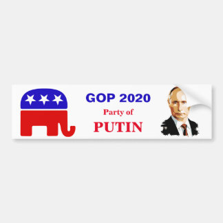 GOP "PARTIJ VAN POTINE" BUMPERSTICKER 2020