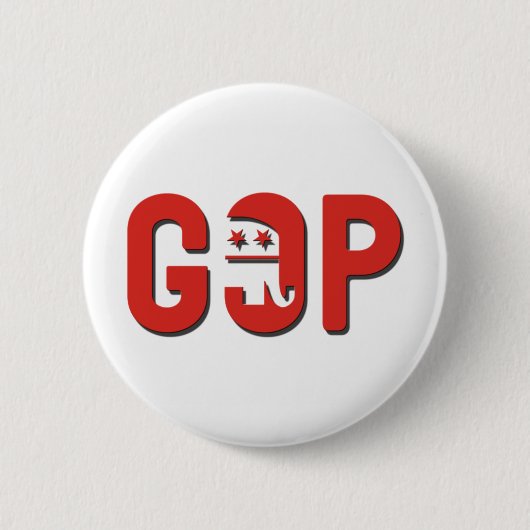 GOP RONDE BUTTON 5,7 CM (Voorkant)