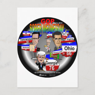 GOP Sober Woensdag Briefkaart