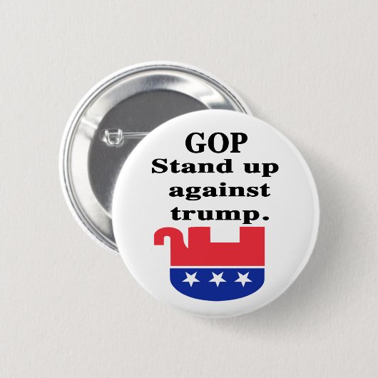 GOP stand-up Ronde Button 5,7 Cm (Voorkant /achterkant)