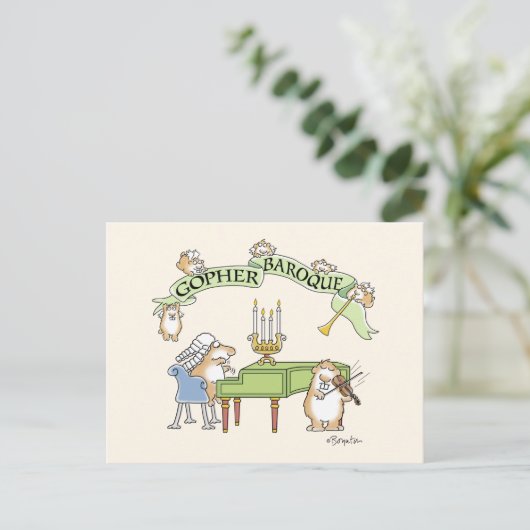 GOPHER BAROQUE van Sandra Boynton Briefkaart (Staand voorkant)