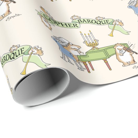 GOPHER BAROQUE van Sandra Boynton Cadeaupapier (Rol Hoek)