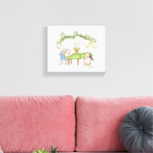 GOPHER BAROQUE van Sandra Boynton Canvas Afdruk (Insitu (Woonkamer))