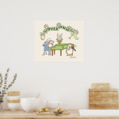 GOPHER BAROQUE van Sandra Boynton Poster (Keuken)