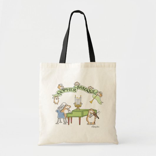 GOPHER BAROQUE van Sandra Boynton Tote Bag (Voorkant)