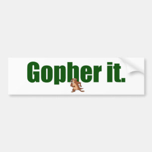 Gopher. Bumpersticker