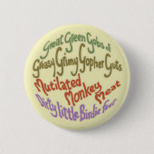 Gopher Guts Ronde Button 5,7 Cm (Voorkant)