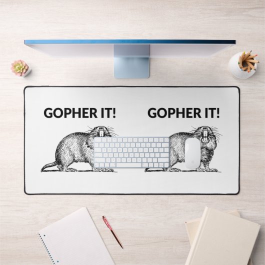 Gopher Het Is Grappig Gopher Grap Bureaumat (Kantoor 1)