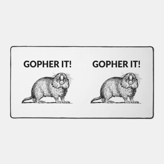Gopher It Funky Gopher Pun (Recto)