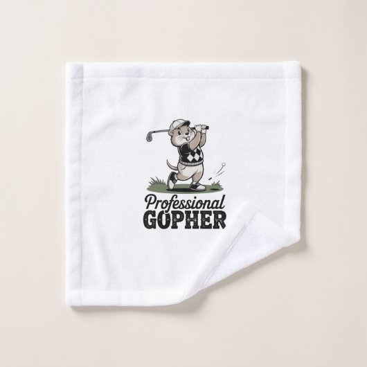 Gopher professionnel - Golf (Gant de toilette)