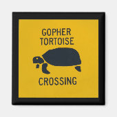 Gopher Tortoise Crossing Magneet (Voorkant)