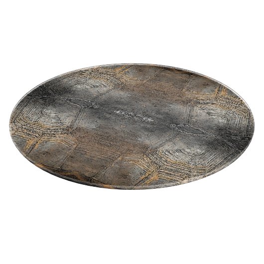 Gopher Tortoise Shell Pattern Snijplank (Hoek)