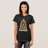 Gopher Xmas Holiday Gopher Christmas Tree T-shirt (Voorkant volledig)