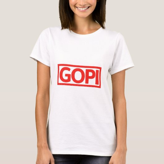 Gopi Stamp T-shirt (Voorkant)