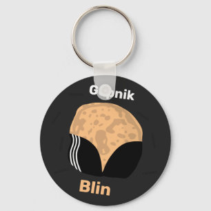 Gopnik Blin   Niveau-up Button Gold Sleutelhanger