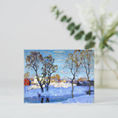 Gorbatov - Vroege Lente in Pskov Briefkaart (Staand voorkant)