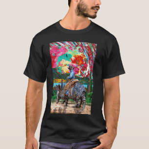 Gordeldier Cowboy Zonsondergang Meer Havik Valk Su T-shirt