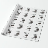 Gordeldier Dier Grappig Cadeaupapier (Uitgerold)