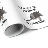 Gordeldier Dier Grappig Cadeaupapier (Rol Hoek)
