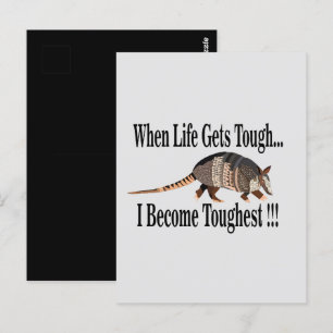Gordeldier Dier Inspirerend Briefkaart