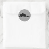 Gordeldier Ronde Sticker (Tas)