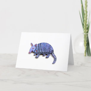 Gordeldieren van de de kaart de leuke gelukkige