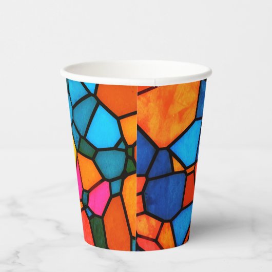 gordelglas papieren bekers (Rechts)