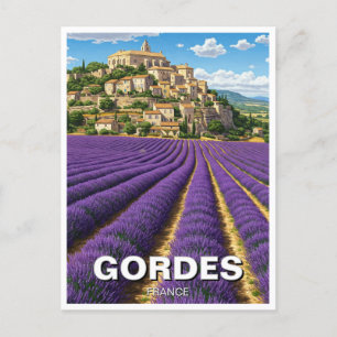 Gordes France Travel Lavender Briefkaart