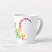 Gordie le Gecko Latte Mug (Angle droit)