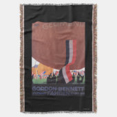 Gordon Bennett Hot-Air Ballonras Deken (Voorkant Verticaal)