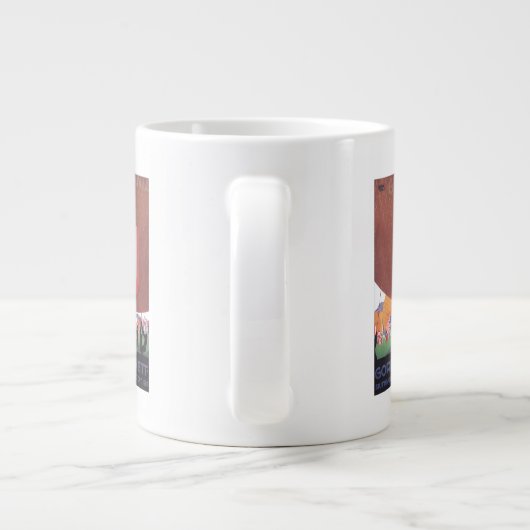 Gordon Bennett Hot-Air Ballonras Jumbo Mok (Achterkant)