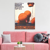 Gordon Bennett Hot-Air Ballonras Poster Canvas Afdruk (Insitu (Woonkamer))