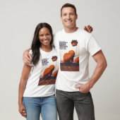 Gordon Bennett Hot-Air Ballonras Poster T-shirt (Unisex)
