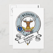 Gordon Clan Badge Briefkaart (Voorkant / Achterkant)