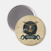 Gordon Clan Badge Magnet Magneet (Voorkant / Achterkant)