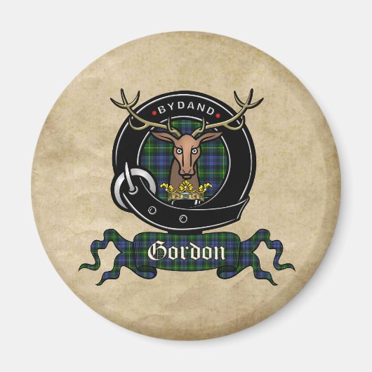 Gordon Clan Badge Magnet Magneet (Voorkant)