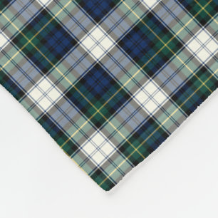 Gordon Clan Blauw en Wit Formele Jurk Tartan Fleece Deken