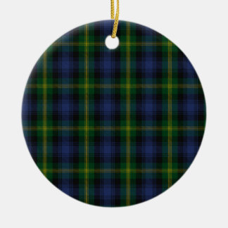 Gordon Clan Family Tartan Keramisch Ornament