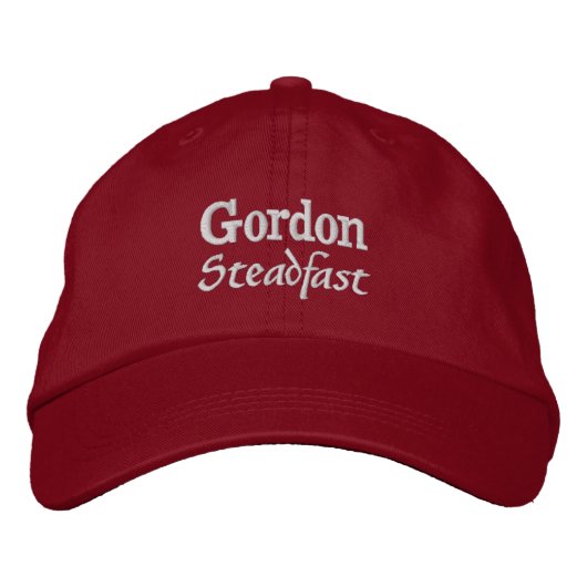 Gordon Clan Motto Geborduurde Hoed Pet (Voorkant)