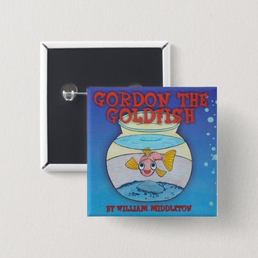 GORDON DE GOLDFISH BUTTON (Voorkant /achterkant)