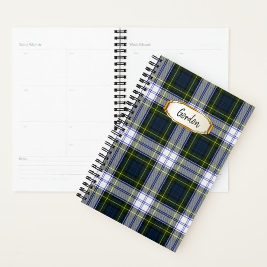 Gordon Dress Tartan Pset Planner (Display)