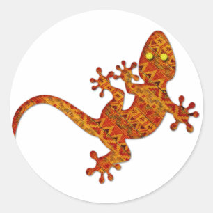 Gordon Gecko Ronde Sticker