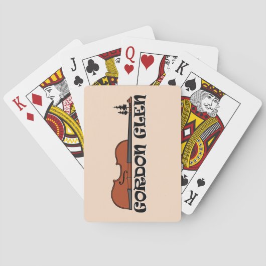 Gordon Glen Speelkaarten (Achterkant)
